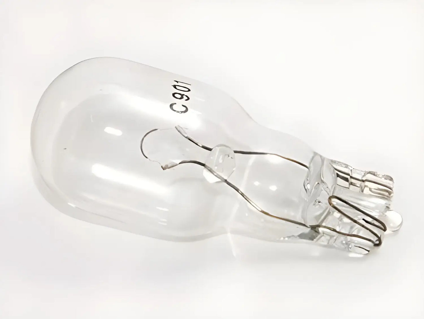 T5 Clear Incandescent Wedge Base Bulbs, 7W 12V AC or DC Input - Pack(20)