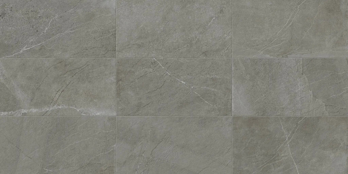 Journey Contemporary Dark Bullnose Stone Look Porcelain Moldings 3x24