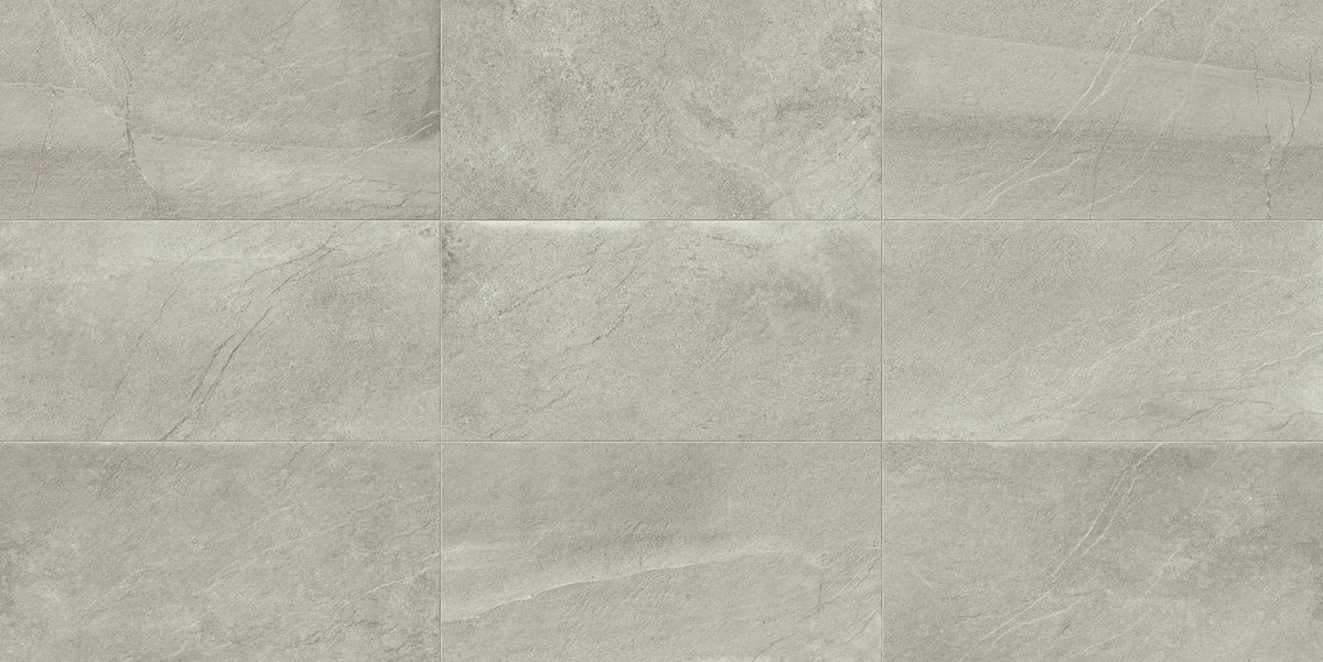 Journey Modern Grey Covebase Stone Look Porcelain Moldings 6x12