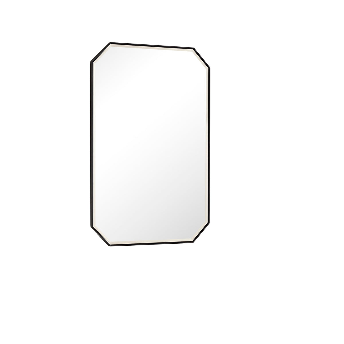 James Martin Rohe 24" Mirror, Matte Black