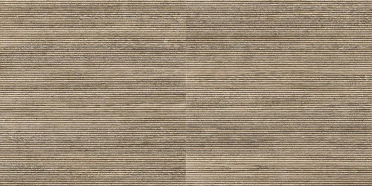 Veneer World Atelier Spirit Flute Old Maple Wood Look Porcelain Accent Tiles 24x48