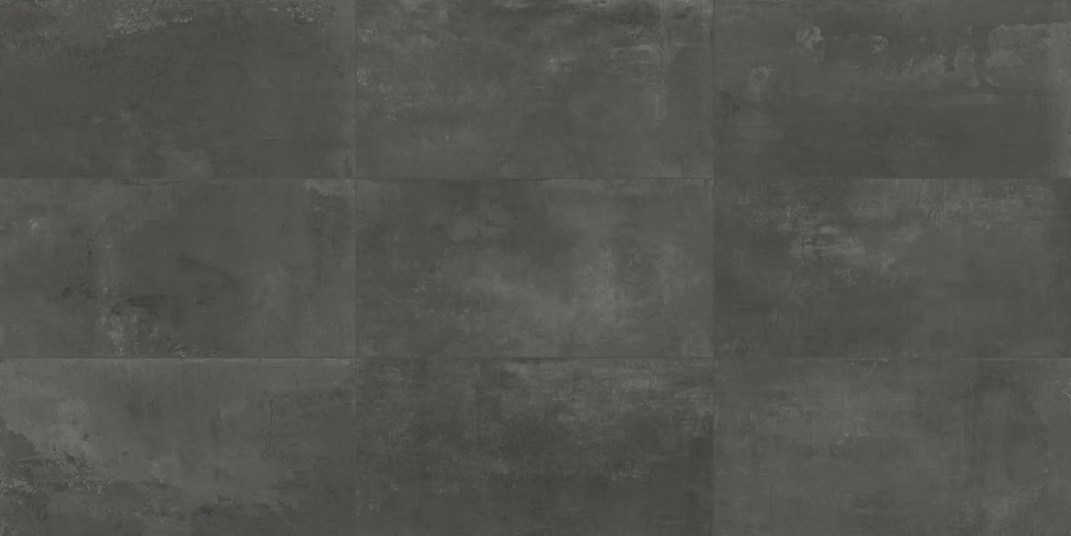 Seattle Black Porcelain Tiles 24x48