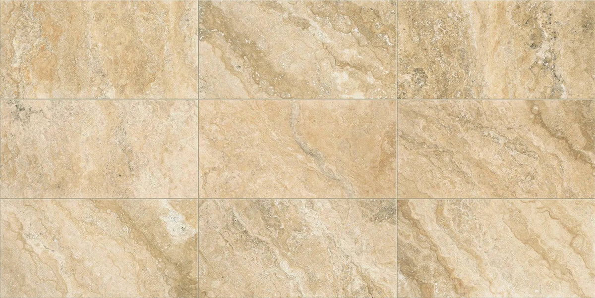 Trail Cross Cut Philadelphia Mosaic B Travertine Look Porcelain Mosaics 12x12