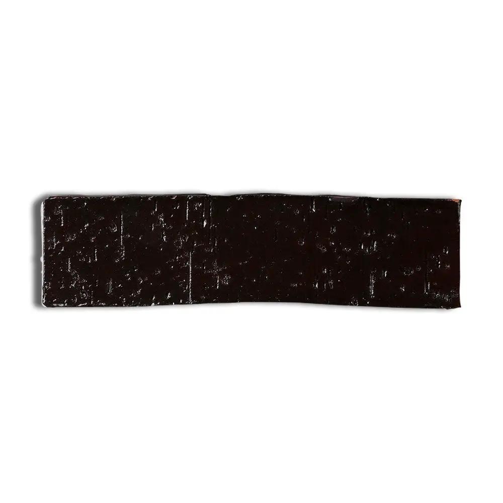 Losada Brown Glossy Subway Glazed Terracotta Tiles 2 3/4x9 3/4