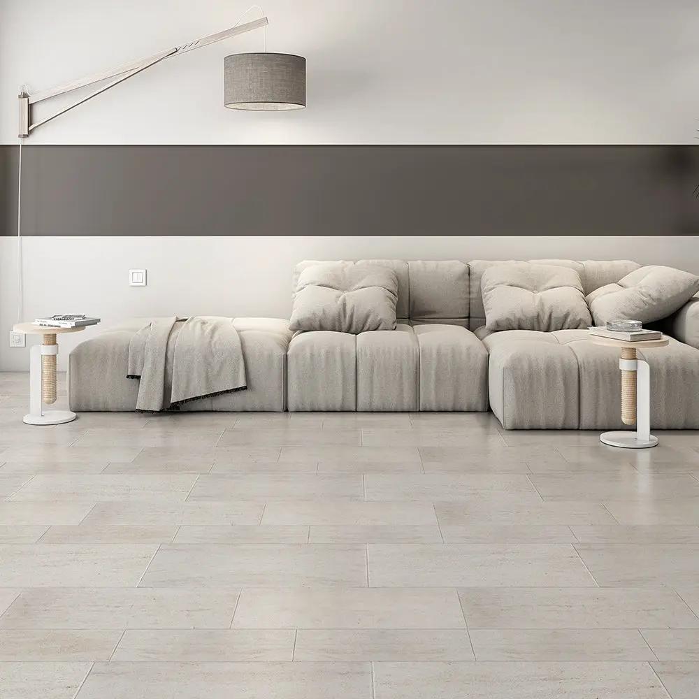 Louvre Brushed Limestone Tiles Random