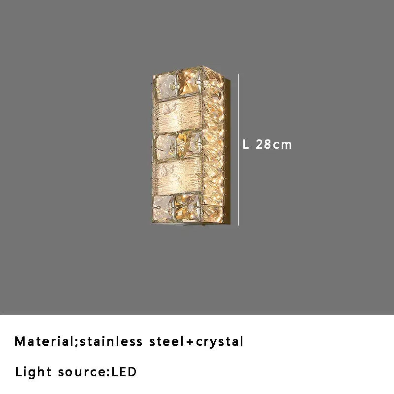 Luxury gold crystal glass luxury ceiling light living room chandelier