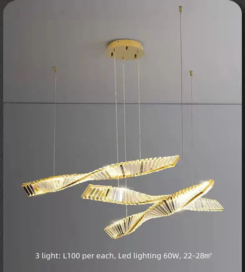 Luxury gold dimmable crystal wall sconce living room light fixture