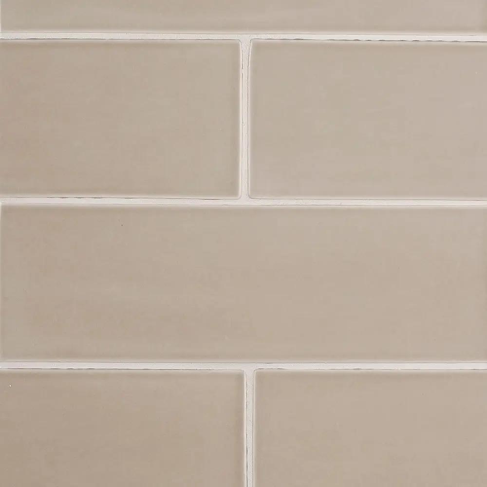 Acorn Glossy Subway Ceramic Tiles 4x12