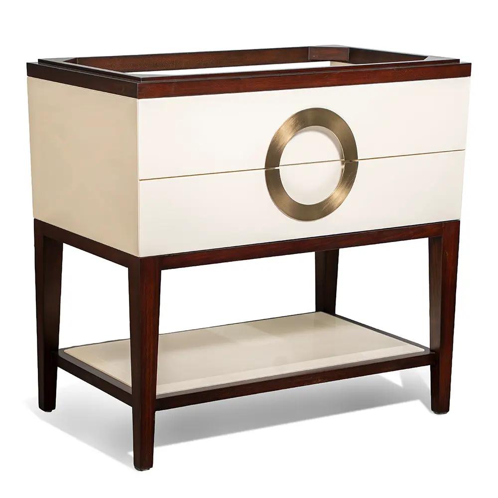 Mahogany Antique&linen White Malabar Cabinet Vanity Tops 34x21