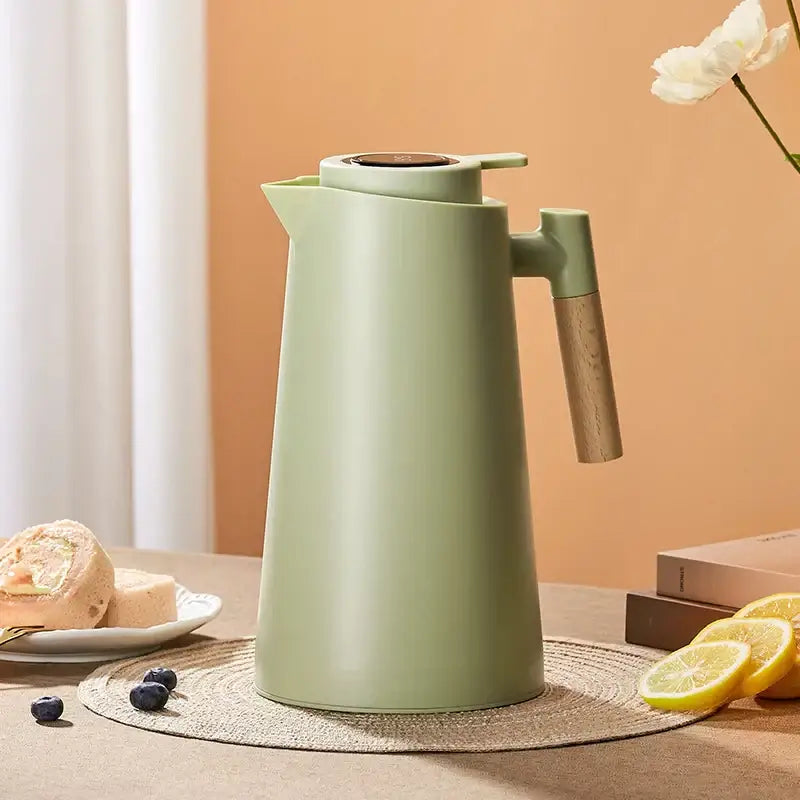 Matte sage green insulation kettle kitchen thermos bottle