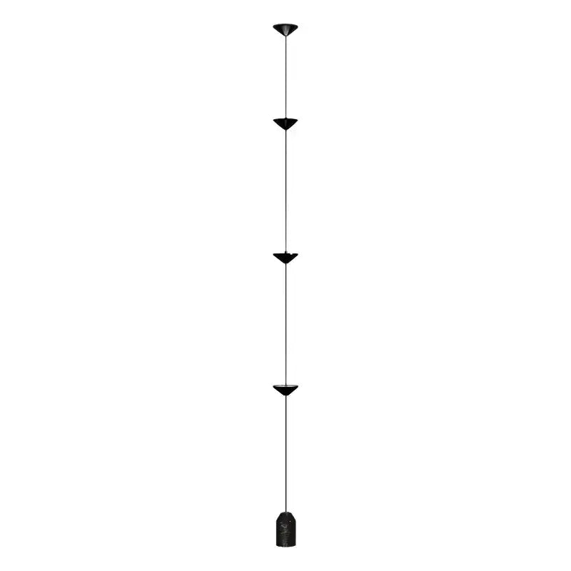 Minimalist black cone design floor lamp living room light