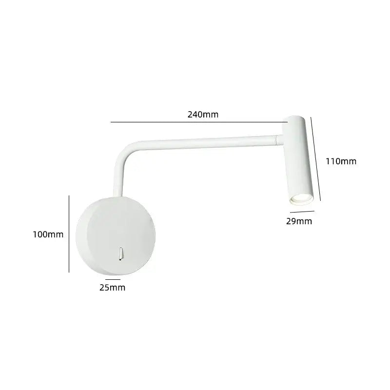 Minimalist black led dimmable floor lamp for living room