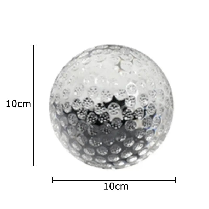 Minimalist textured glass crystal ball desk decoration bedroom decor