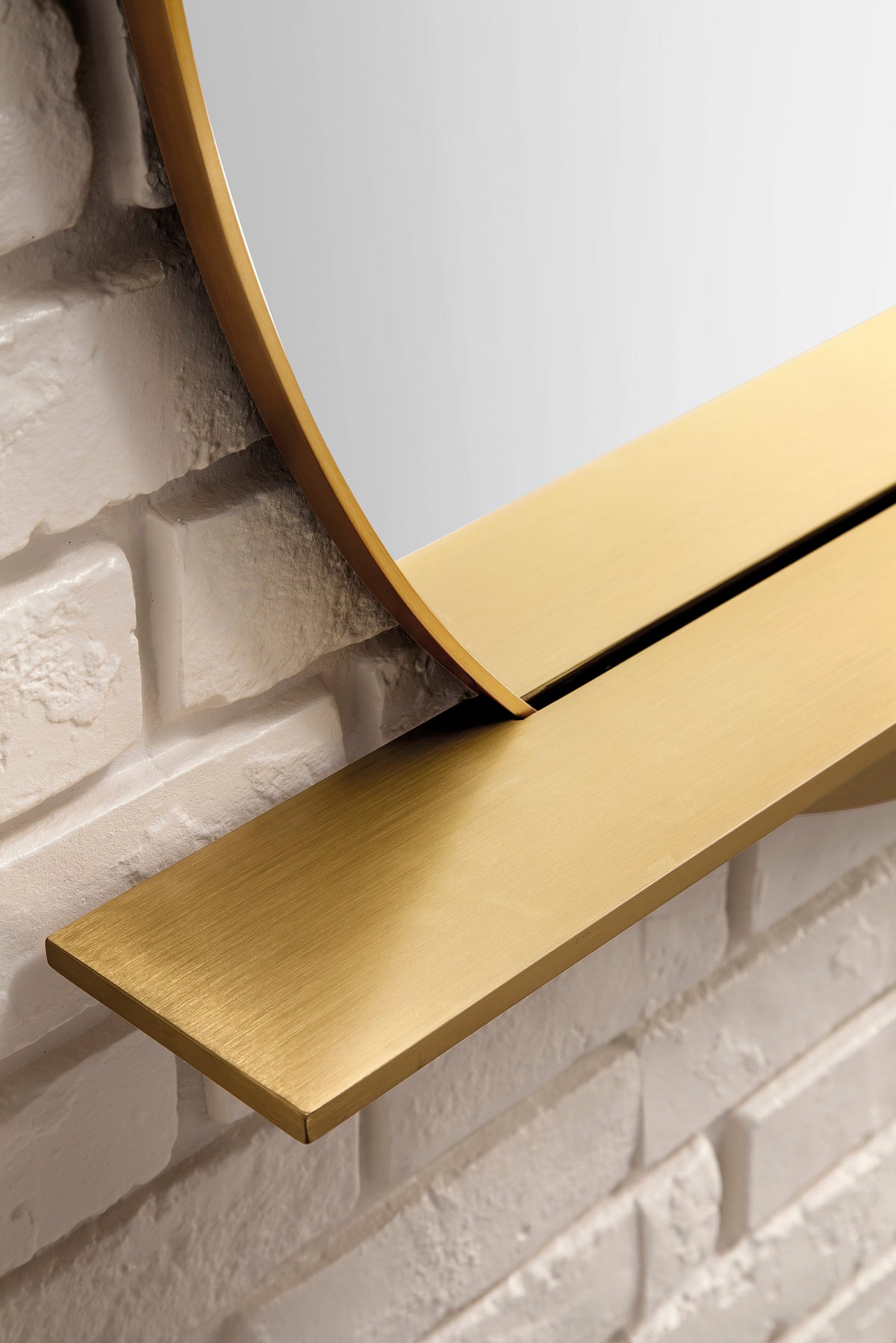 James Martin Platform 36" Mirror, Radiant Gold