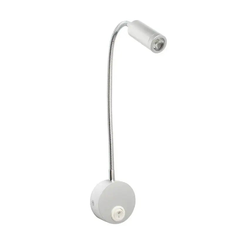 Modern adjustable gooseneck led bedside wall sconces bedroom reading lamp