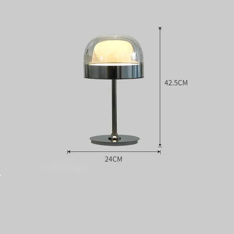 Modern amber glass pendant light dining room copper finish