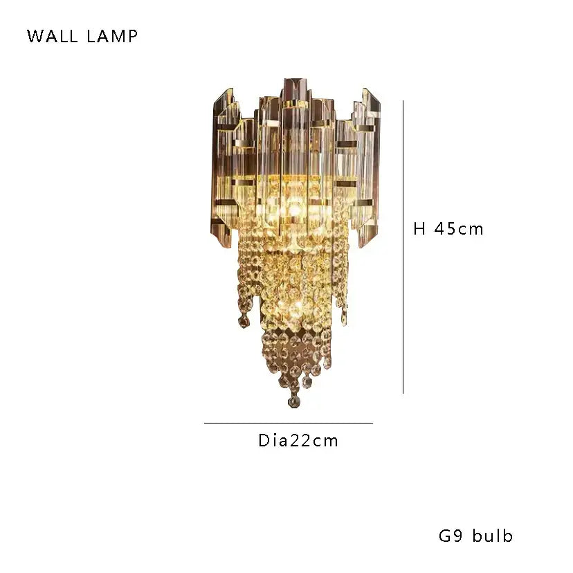Modern black crystal bead chandelier dining room tiered light glass