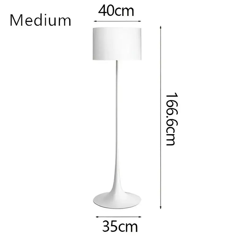 Modern black glossy design mushroom floor lamp for living room