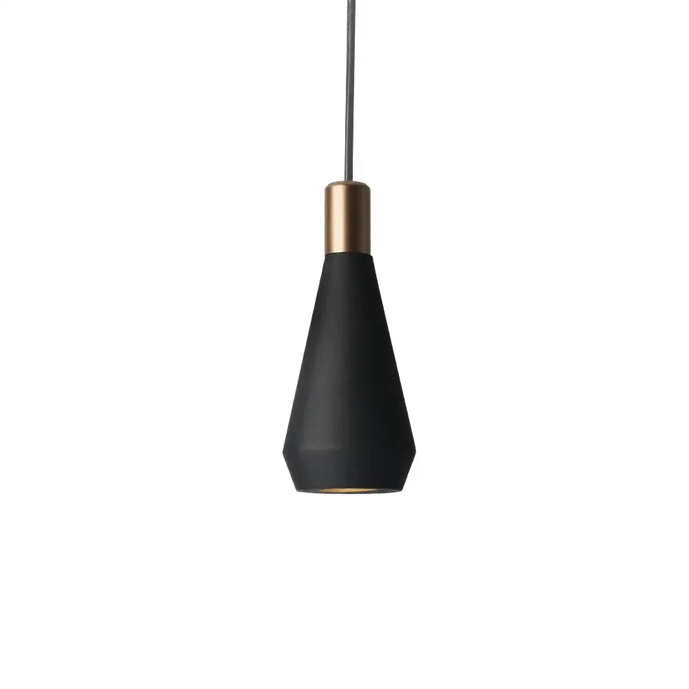 Modern black & gold metal pendant chandelier dining room led light