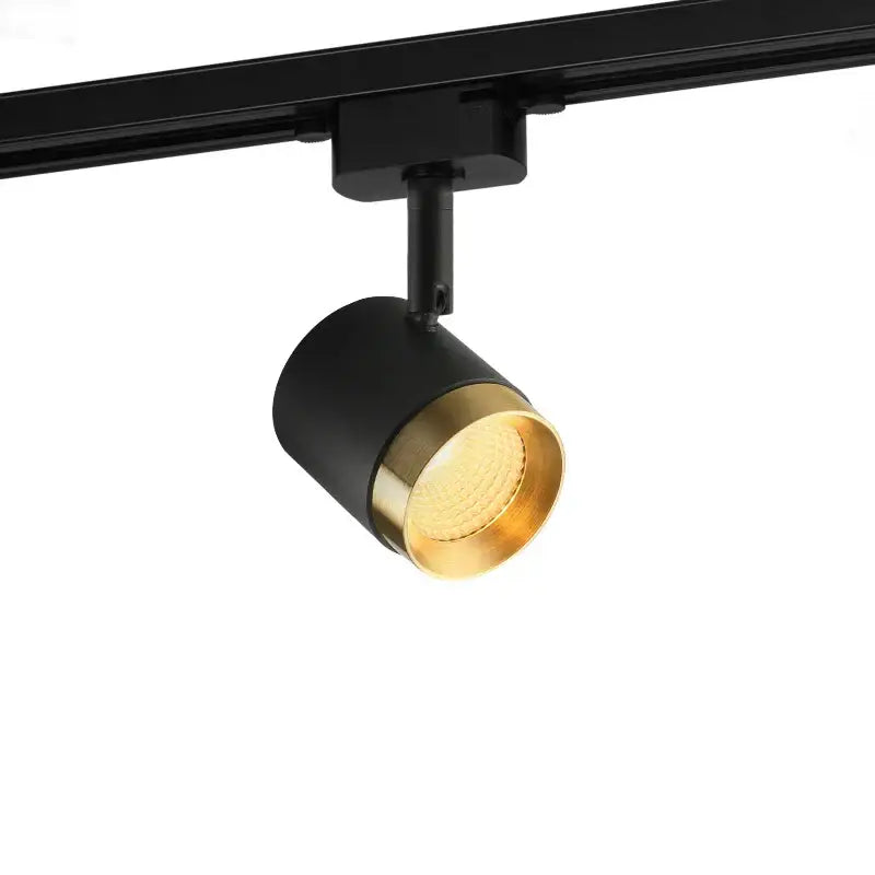 Modern black led track spotlight 3 light kitchen rail ceiling lamp