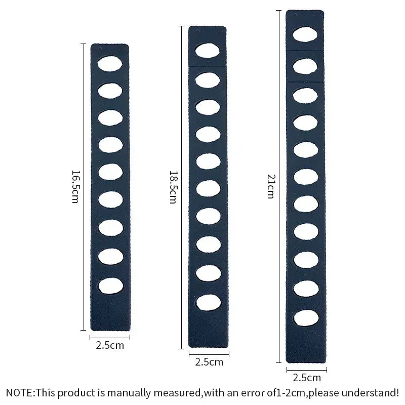 Modern black patterned knife blade protector set kitchen sheath