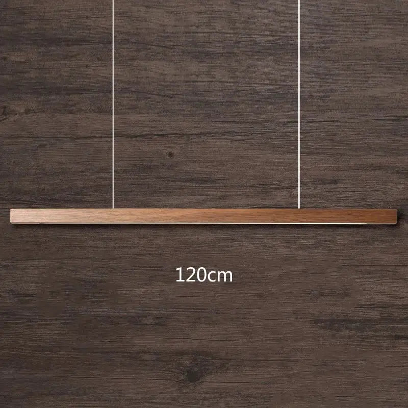 Modern black walnut led pendant light for dining room