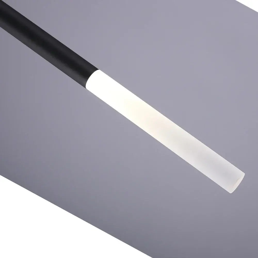 Modern black & white cylinder led pendant light for kitchen
