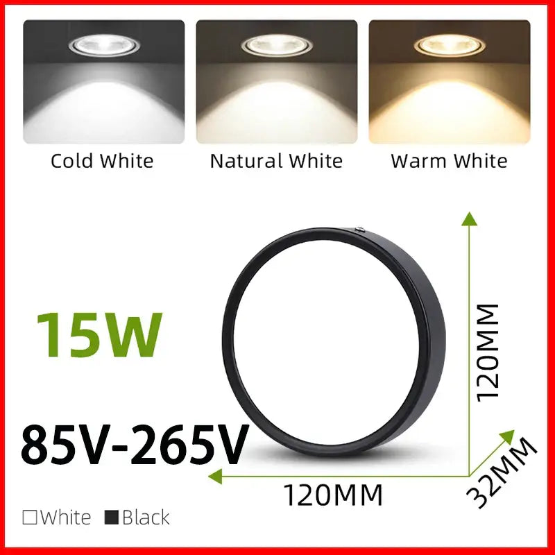 Modern black & white led ceiling lamp kitchen light