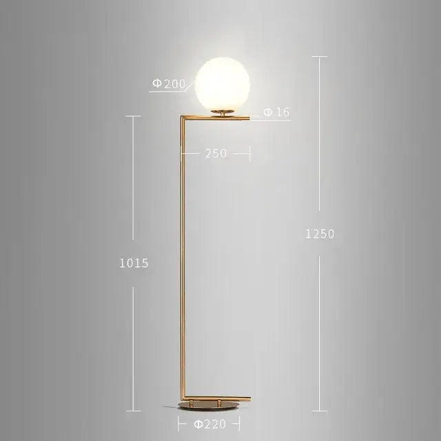 Modern brass and frosted glass ball pendant light dining room fixture