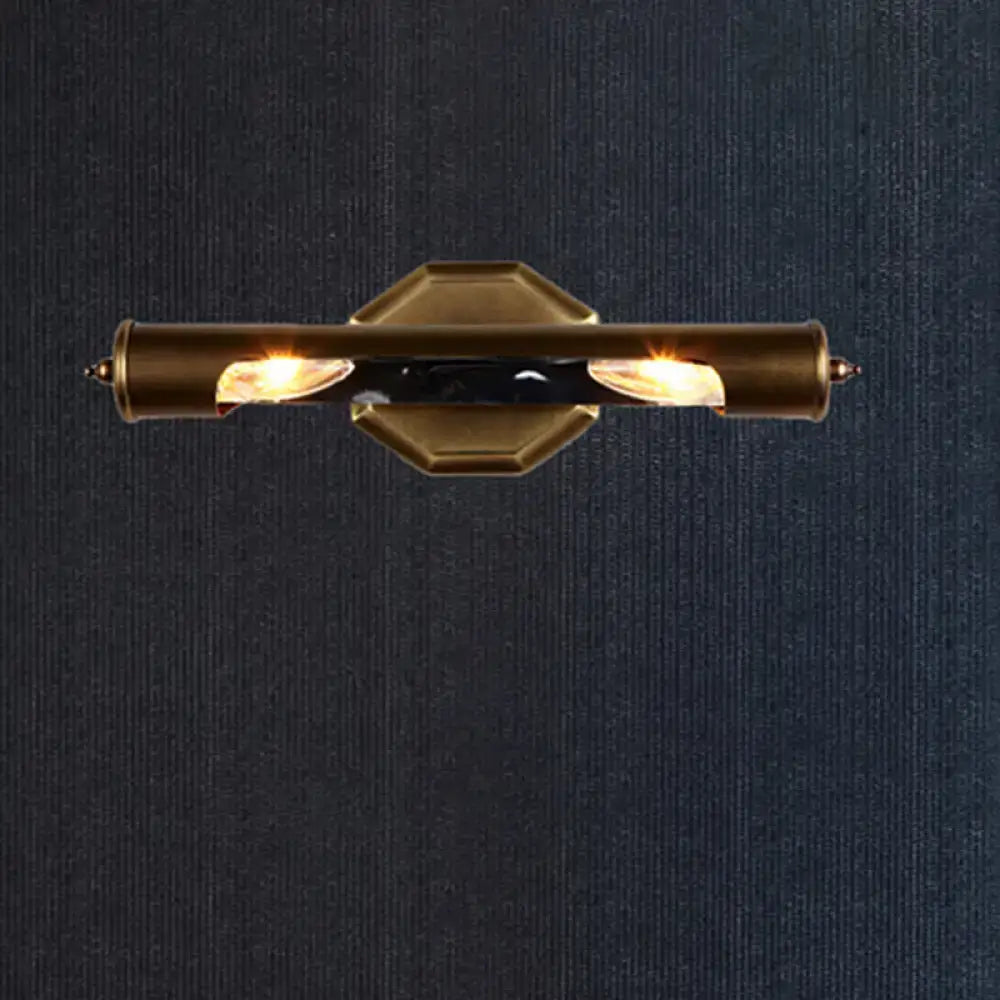 Modern brass & black glass wall light bedroom 220v-240v 110v-120v