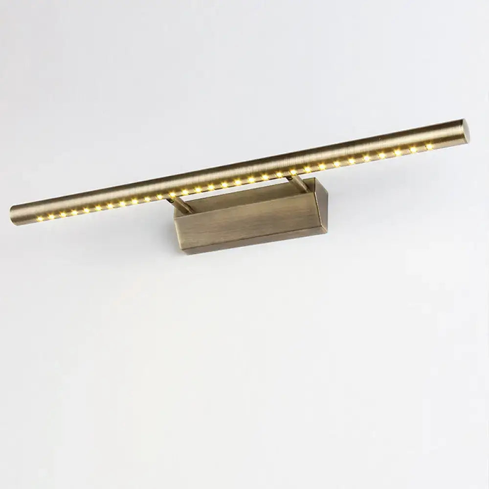 Modern brass led wall mounted light fixture bathroom vanity lighting