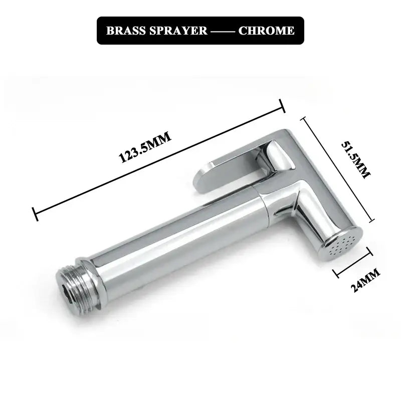 Modern brushed gold bidet faucet set bathroom handheld shower sprayer