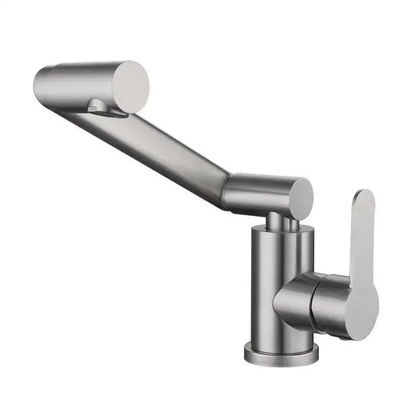 Modern brushed stainless steel bathroom faucet kitchen basin tap