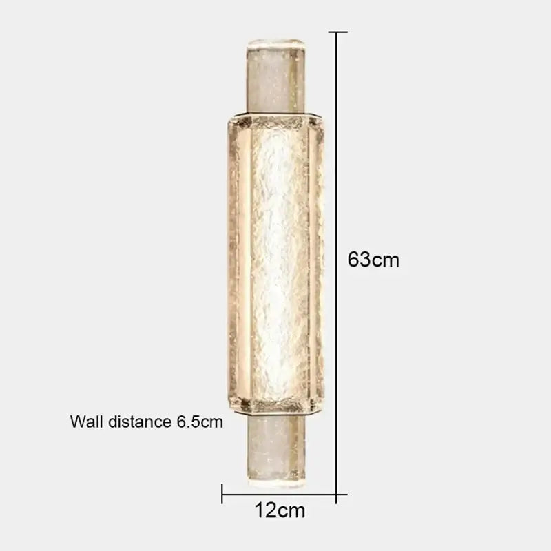 Modern crystal bubble wall lamp for bedroom luxury glass light