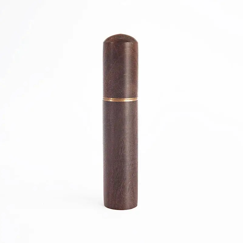 Modern dark wood espresso coffee stirrer – kitchen needle distributor