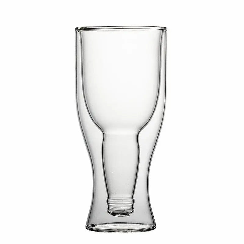 Modern double wall mug beer and wine glass dining room set