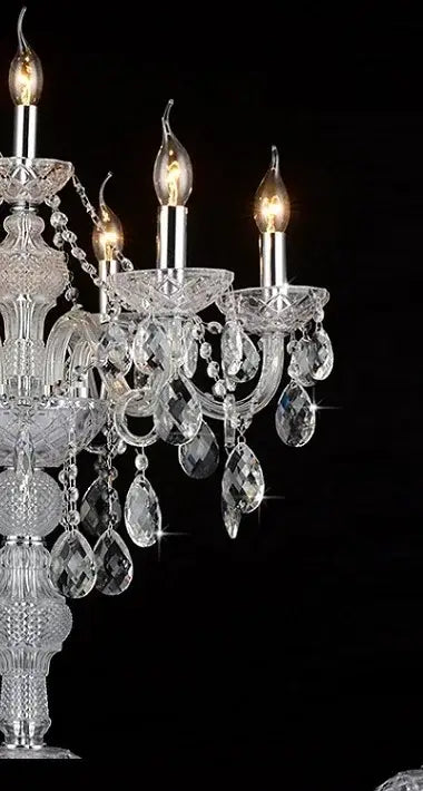 Modern french gold crystal floor lamp for living room