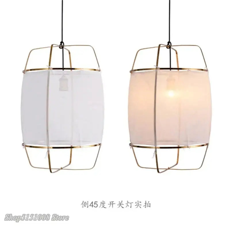 Modern gold and glass pendant light fixture for dining room