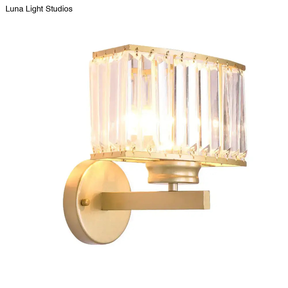 Modern gold crystal wall lamp hallway lighting 220v-240v