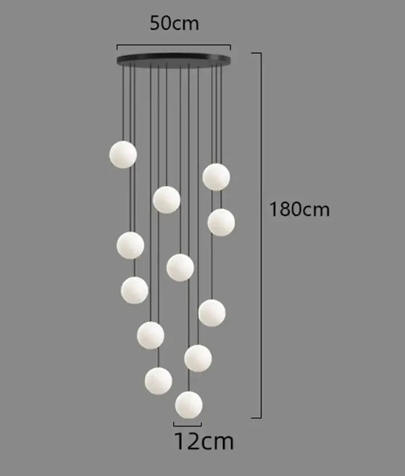 Modern gold led ceiling lamp chandelier for dining room