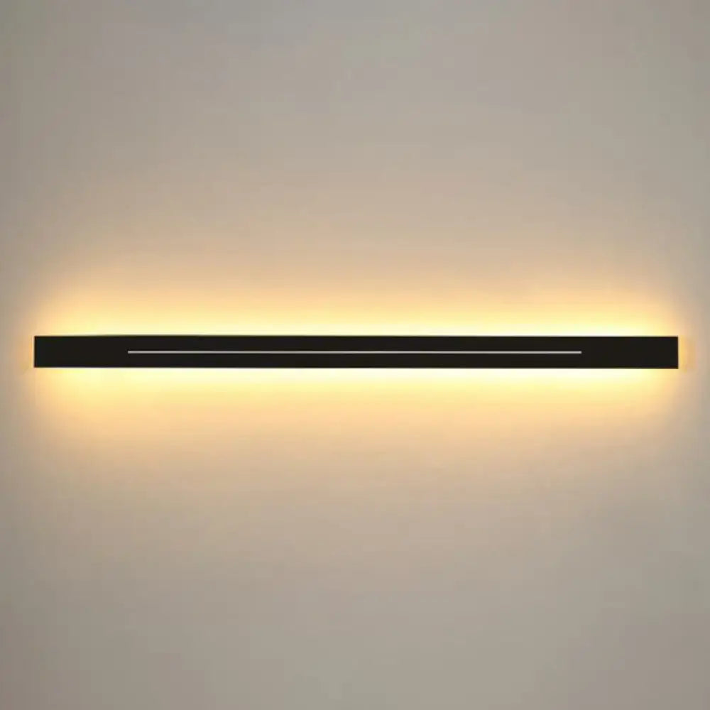 Modern gold linear led wall light fixture living room sconce