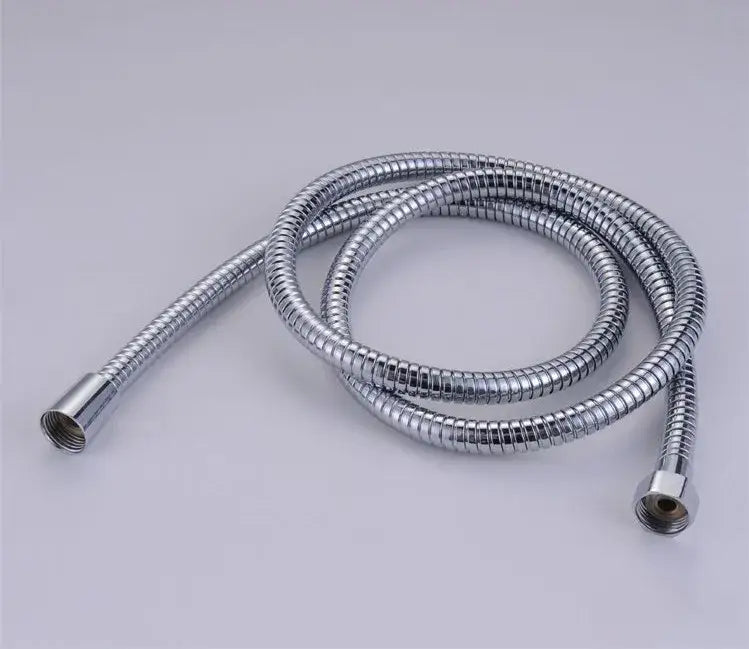 Modern gold stainless steel flexible shower hose bathroom replacement
