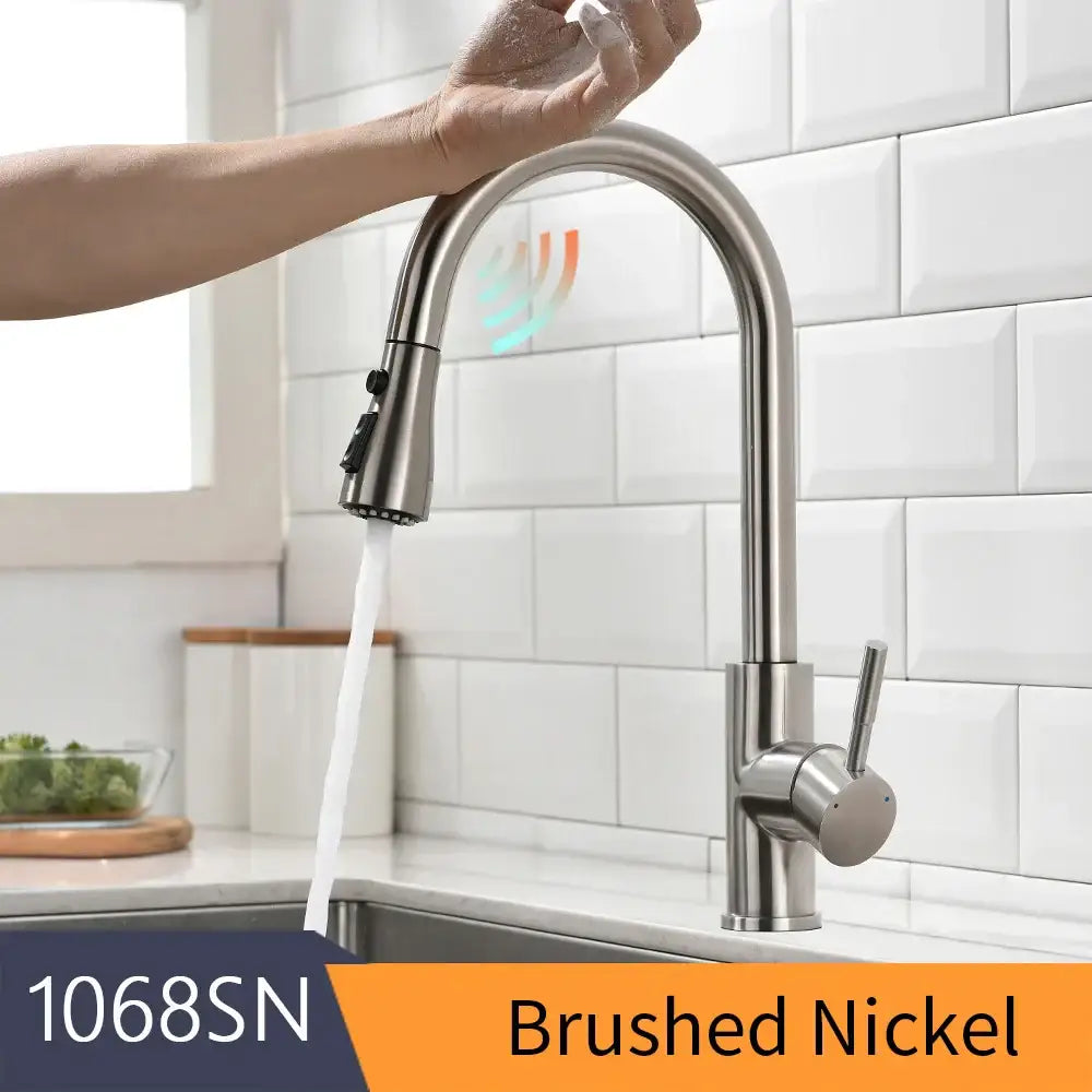 Modern gold touch control sink tap kitchen faucet