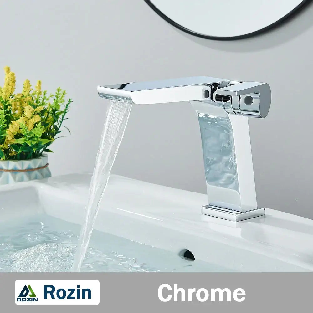 Modern gun grey basin faucet bathroom sink mixer tap