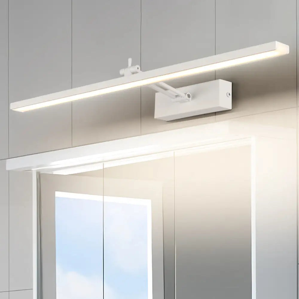 DecorBites™ Modern LED Rotatable Vanity Wall Sconce with Acrylic Shade for Bathrooms