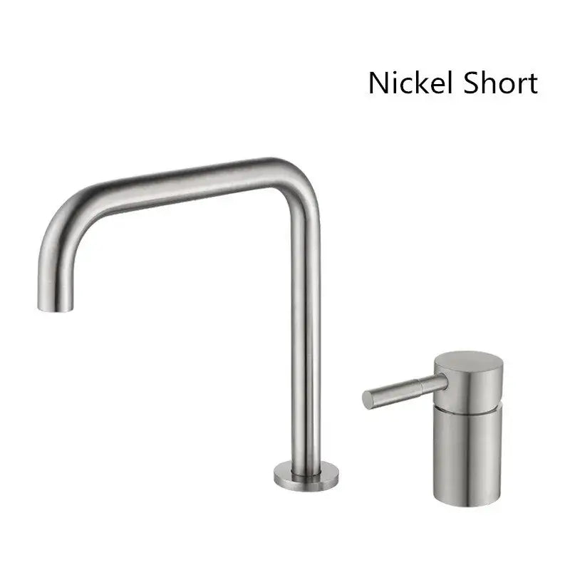 Modern matte black and brushed gold basin faucet bathroom sink tap