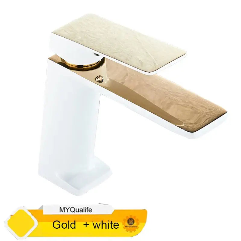 Modern matte black basin mixer tap – bathroom single lever faucet