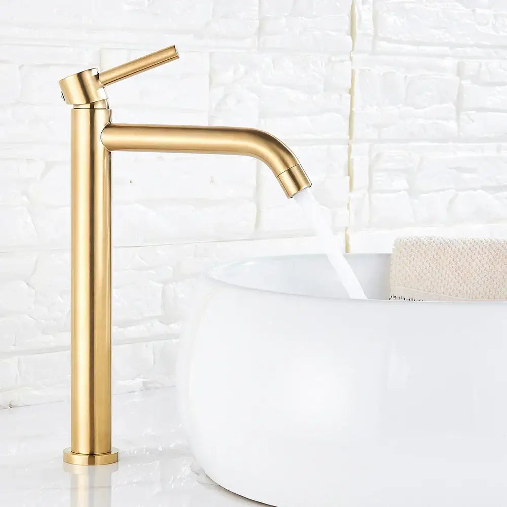 Modern matte black basin mixer tap bathroom single lever faucet