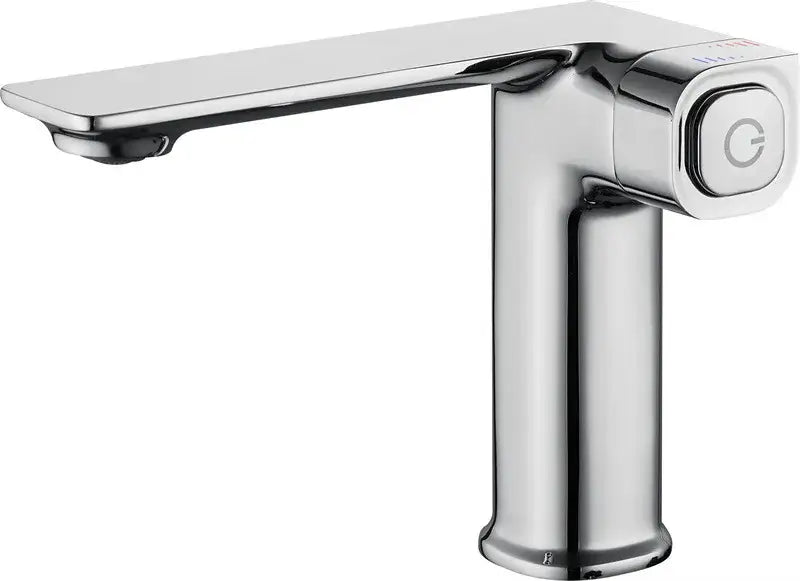 Modern matte gray sink mixer kitchen tap with memory switch