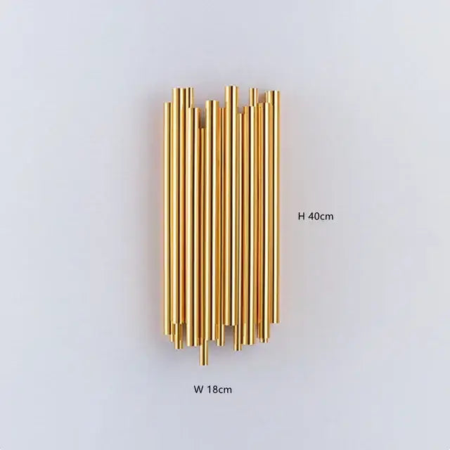 Modern minimalist gold stainless steel chandelier living room lamp